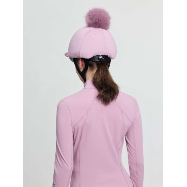 Gorro com pompom removível LeMieux Clássico Fondant Rosa Gorro com pompom removível LeMieux Clássico Fondant Rosa
