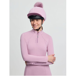 Gorro com pompom removível LeMieux Clássico Fondant Rosa Gorro com pompom removível LeMieux Clássico Fondant Rosa