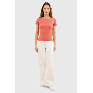 Camiseta Harcour Tarlala Toranja Rosa Camiseta Harcour Tarlala Toranja Rosa
