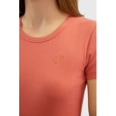 Camiseta Harcour Tarlala Toranja Rosa Camiseta Harcour Tarlala Toranja Rosa