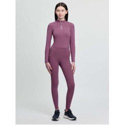 Calças de equitação Young Rider LeMieux Orla Harlow Coral Crush Malva Calças de equitação Young Rider LeMieux Orla Harlow Coral Crush Malva