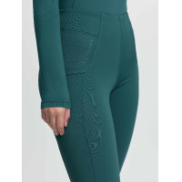 Calças de equitação Young Rider LeMieux Orla Harlow Coral Crush Selva Branco