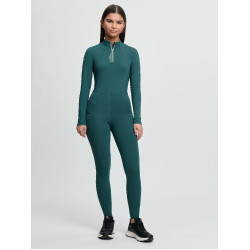 Calças de equitação Young Rider LeMieux Orla Harlow Coral Crush Selva Branco