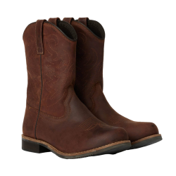 Botas western Horze Cassidy em couro Castanho