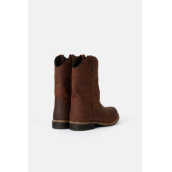 Botas western Horze Cassidy em couro Castanho