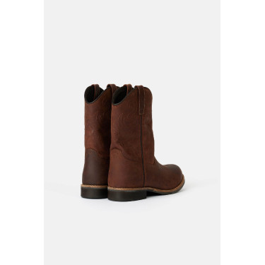 Botas western Horze Cassidy em couro Castanho