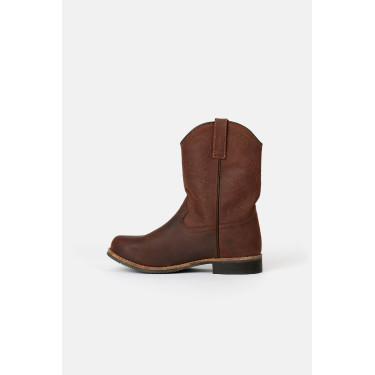 Botas western Horze Cassidy em couro Castanho