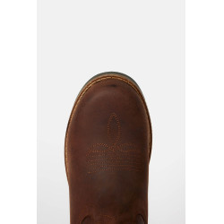 Botas western Horze Cassidy em couro Castanho