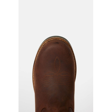 Botas western Horze Cassidy em couro Castanho