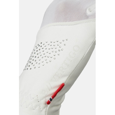 Luvas de equitação B Vertigo Lux Branco brilhante
