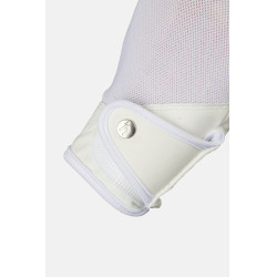 Luvas de equitação Horze Ally mesh Branco brilhante