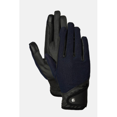 Luvas de equitação Horze Ally mesh Marinho escuro Azul