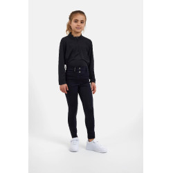 Calças de equitação Horze com culote integral Young Rider Evelyn Marinho escuro Azul Calças de equitação Horze com culote integral Young Rider Evelyn Marinho escuro Azul