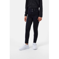 Calças de equitação Horze com culote integral Young Rider Evelyn Marinho escuro Azul Calças de equitação Horze com culote integral Young Rider Evelyn Marinho escuro Azul