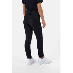 Calças Horze Young Rider Chara full grip Marinho escuro Azul