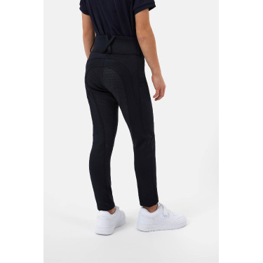 Calças Horze Young Rider Chara full grip Marinho escuro Azul