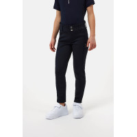 Calças Horze Young Rider Chara full grip Marinho escuro Azul Calças Horze Young Rider Chara full grip Marinho escuro Azul