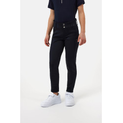 Calças Horze Young Rider Chara full grip Marinho escuro Azul