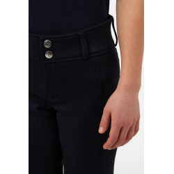 Calças Horze Young Rider Chara full grip Marinho escuro Azul