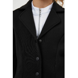 Casaco de concurso Horze Young Rider Tilda infantil Preto