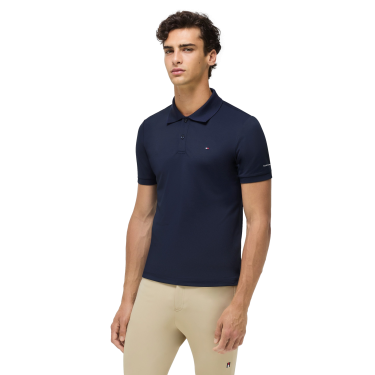 Polo de mangas curtas Tommy Hilfiger Equestrian homem Céu do deserto Azul