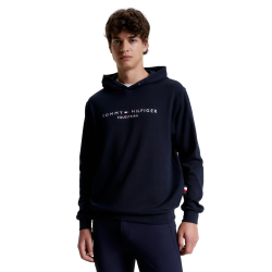 Sweatshirt com capuz para homem Tommy Hilfiger Equestrian com logótipo Céu do deserto Azul