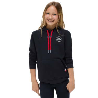 Sweat com capuz Laguna Tommy Hilfiger Equestrian Young Rider logo Céu do deserto Azul Sweat com capuz Laguna Tommy Hilfiger Equestrian Young Rider logo Céu do deserto Azul