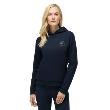 Sweat com capuz com strass Hollywood Tommy Hilfiger Equestrian mulher Céu do deserto Azul