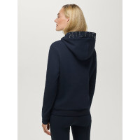 Sweat com capuz com strass Hollywood Tommy Hilfiger Equestrian mulher Céu do deserto Azul