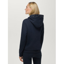 Sweat com capuz com strass Hollywood Tommy Hilfiger Equestrian mulher Céu do deserto Azul