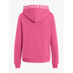 Sweat com capuz Tommy Hilfiger Equestrian California feminino Rosa vibrante