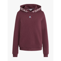 Sweat com capuz Tommy Hilfiger Equestrian California feminino Rosa vibrante