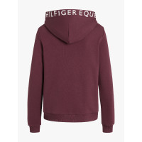 Sweat com capuz Tommy Hilfiger Equestrian California feminino Rosa vibrante