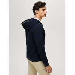 Casaco com capuz e fecho Tommy Hilfiger Equestrian Ventura homem Céu do deserto Azul