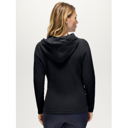 Casaco com capuz e fecho Tommy Hilfiger Equestrian feminino Whitney Céu do deserto Azul