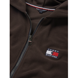 Casaco com capuz e fecho Tommy Hilfiger Equestrian feminino Whitney Brookwood Castanho Casaco com capuz e fecho Tommy Hilfiger Equestrian feminino Whitney Brookwood Castanho