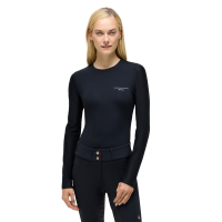 T-shirt Adel Sunguard de mangas compridas Tommy Hilfiger Equestrian mulher Céu do deserto Azul