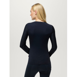 T-shirt Adel Sunguard de mangas compridas Tommy Hilfiger Equestrian mulher Céu do deserto Azul T-shirt Adel Sunguard de mangas compridas Tommy Hilfiger Equestrian mulher Céu do deserto Azul