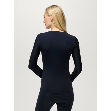 T-shirt Adel Sunguard de mangas compridas Tommy Hilfiger Equestrian mulher Céu do deserto Azul T-shirt Adel Sunguard de mangas compridas Tommy Hilfiger Equestrian mulher Céu do deserto Azul