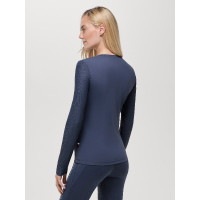 T-shirt Adel Sunguard de mangas compridas Tommy Hilfiger Equestrian mulher Céu do deserto Azul