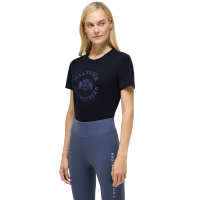 T-shirt de manga curta Pasadena Tommy Hilfiger Equestrian mulher Céu do deserto Azul