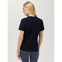 T-shirt de manga curta Pasadena Tommy Hilfiger Equestrian mulher Céu do deserto Azul