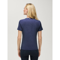 T-shirt de manga curta Pasadena Tommy Hilfiger Equestrian mulher Céu do deserto Azul