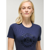 T-shirt de manga curta Pasadena Tommy Hilfiger Equestrian mulher Céu do deserto Azul