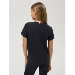 T-shirt de mangas curtas Tommy Hilfiger Equestrian Pasadena Young Rider Céu do deserto Azul