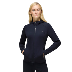 Casaco corta-vento Tommy Hilfiger Equestrian Nevada para mulher Céu do deserto Azul