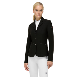 Casaco de concurso Costa com strass Tommy Hilfiger Equestrian feminino Preto / preto