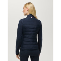 Casaco Hybrid feminino Tommy Hilfiger Equestrian Napa Céu do deserto Azul