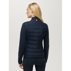Casaco Hybrid feminino Tommy Hilfiger Equestrian Napa Céu do deserto Azul Casaco Hybrid feminino Tommy Hilfiger Equestrian Napa Céu do deserto Azul