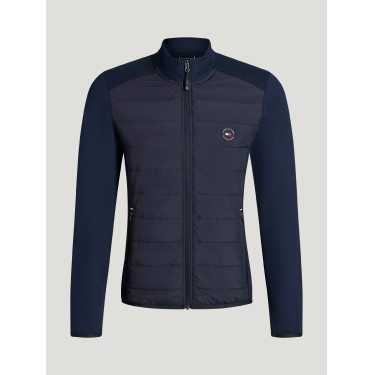 Casaco Hybrid Tommy Hilfiger Equestrian Cruz homem Céu do deserto Azul Casaco Hybrid Tommy Hilfiger Equestrian Cruz homem Céu do deserto Azul
